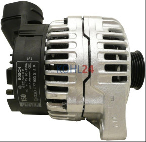 Lichtmaschine Audi A6 4.2 A8 2.8 3.7 4.2 S8 4.2 Bosch 0123520019 0123520021 0123520026 0123520027 0123520031 0986043777 0986044157 14 Volt 150 Ampere Made in Germany